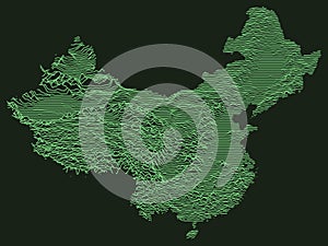 Relief Map of China