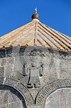 Relief on Merkez Kumbet Mosque in Kars, Turkey