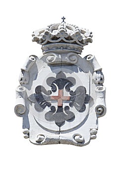Relief with Order of Montesa emblem photo