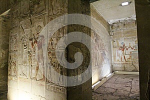 Temple of Sethos I in Abydos  Egypt