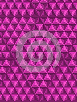 Relief pyramid pattern