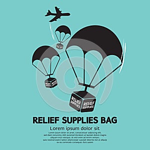 Relief Supplies Bag With Parachutes