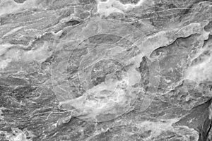 The relief surface of a natural stone.