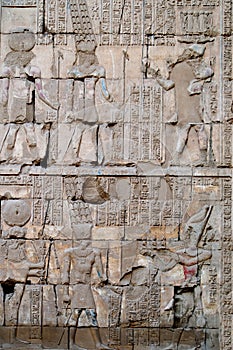 Reliefs in Karnak photo