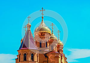 Religion church dome sky photo