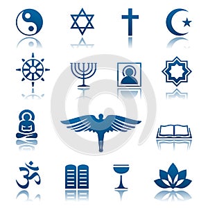 Religion icon set