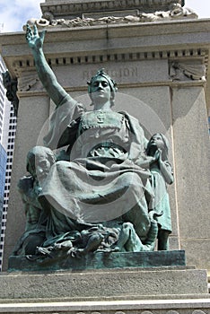 Religion, Ignace Bourget Monument, Montreal, Canada