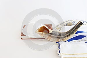 religion image of shofar (horn)