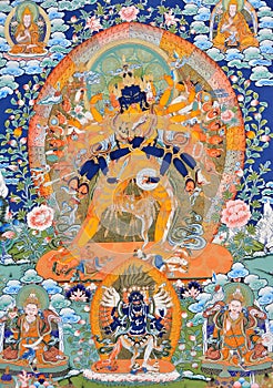 Religion painting of Tibet, China