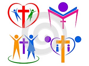 Religion people logo