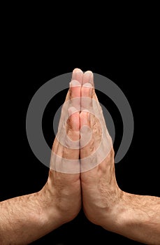 Religion prayer hands