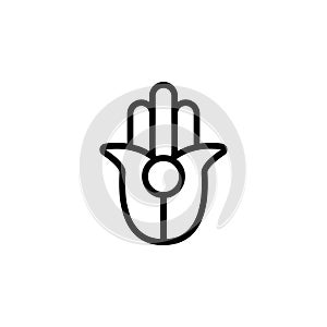 Religion symbol, Semitic, Neopaganism icon. Element of religion symbol illustration. Signs and symbols icon can be used for web,