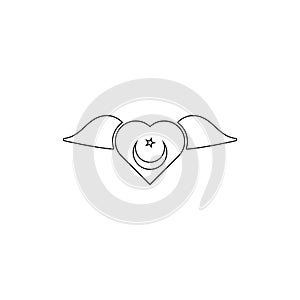 Religion symbol, Sufism outline icon. Element of religion symbol illustration. Signs and symbols icon can be used for web, logo,