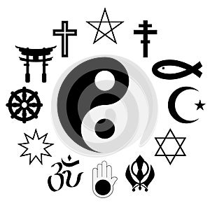 Religions signs photo