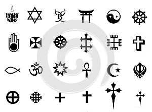 Religions symbols photo
