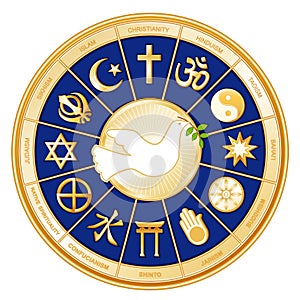 Religions of the World Mandala, Dove of Peace