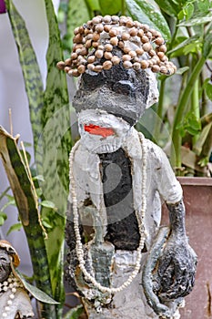 Religious altar of Umbanda, religion of African origin