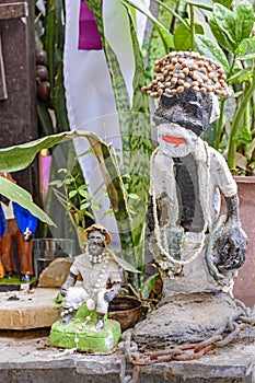 Religious altar of Umbanda, religion of African origin