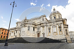 Religious Architecture in Rome, Italy. (Basilica Papale di Santa Maria Maggiore)