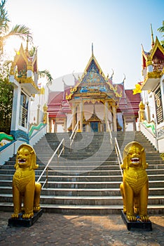 The religious complex the city of Nakhon Ratchasima. Thailand.