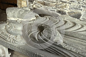 Religious funerary effigy