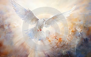 Religious Holy Spirit illustration design.