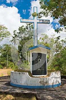 Religious monument in the philippines