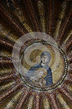 Chora religious mosaic