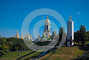 Religious orthodox district in Kyiv