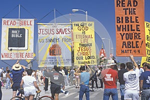 Religious right marchers