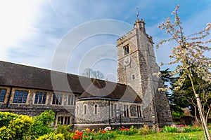 Religious scene in Bromley on a daytime in London