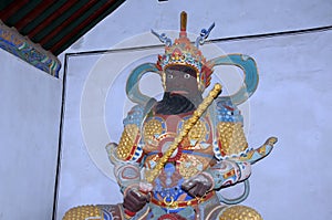 Religious symbols in China temple.