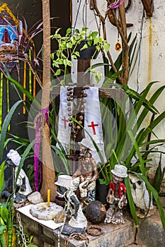 Religious syncretism of Umbanda and Cotolicism