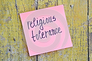 Religious tolerance