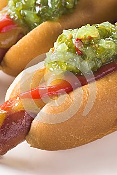 Relish Hot Dog