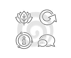 Reload arrow line icon. Update Arrowhead. Vector