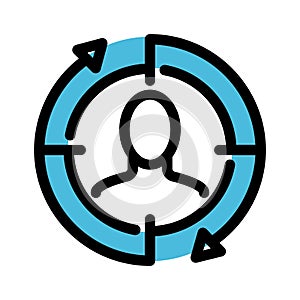 Reload Isolated fill vector icon which can easily modify or edit