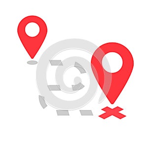 Relocate icon. Clipart image