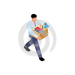 Relocating Office Worker Composition