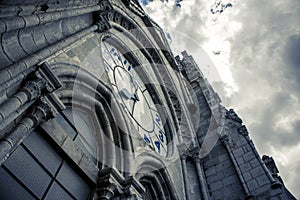 Reloj de la basÃÂ­lica Quito photo