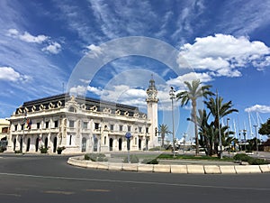 Reloj del Puerto Valencia photo