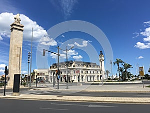 Reloj del Puerto Valencia photo