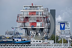 REM Amsterdam is a restaurant built into an old platform on the north Sea