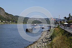 Remagen - Promenade beneath the river Rhine