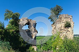 Remain ruin at French Dordogne photo
