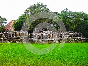 A remaining mayan ruin at San Gervasio