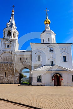 Remaining part of the Prince`s palace of Andrey Bogolyubsky â€“ the so-called Staircase Tower and Church of the Nativity