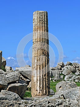 Remaining rubble of Temple G and Temple E, Selinunte, Sicily, Italy