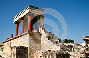 Remainings of ancient Knossos