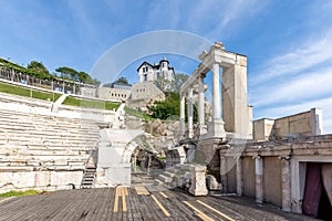 Remainings of Ancient Roman theatre in Plovdiv